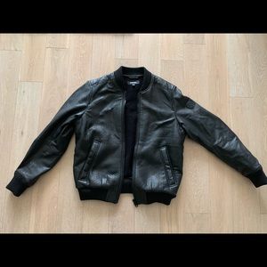 Diesel bomber jacket, genuine lambskin